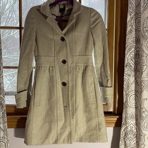Silver gray gorgeous j. Crew coat